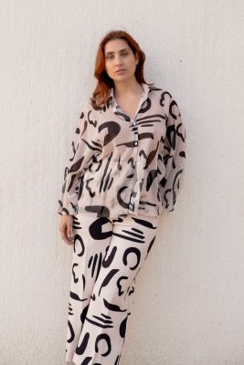 BLUSA ESTAMPADA GASA